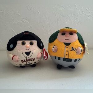 Giants and A's Plush Toys